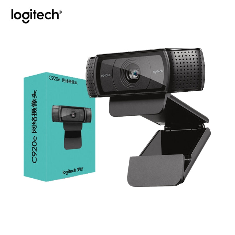 NEW Original Logitech HD C920 Pro Webcam Widescreen Video Calling and  Recording 1080p Autofocus Camera For