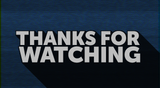 "Retro-Thanks" an ending stream screen